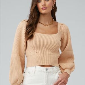 MINKPINK
KALGAN KNIT Sweater with Balloon Sleeves